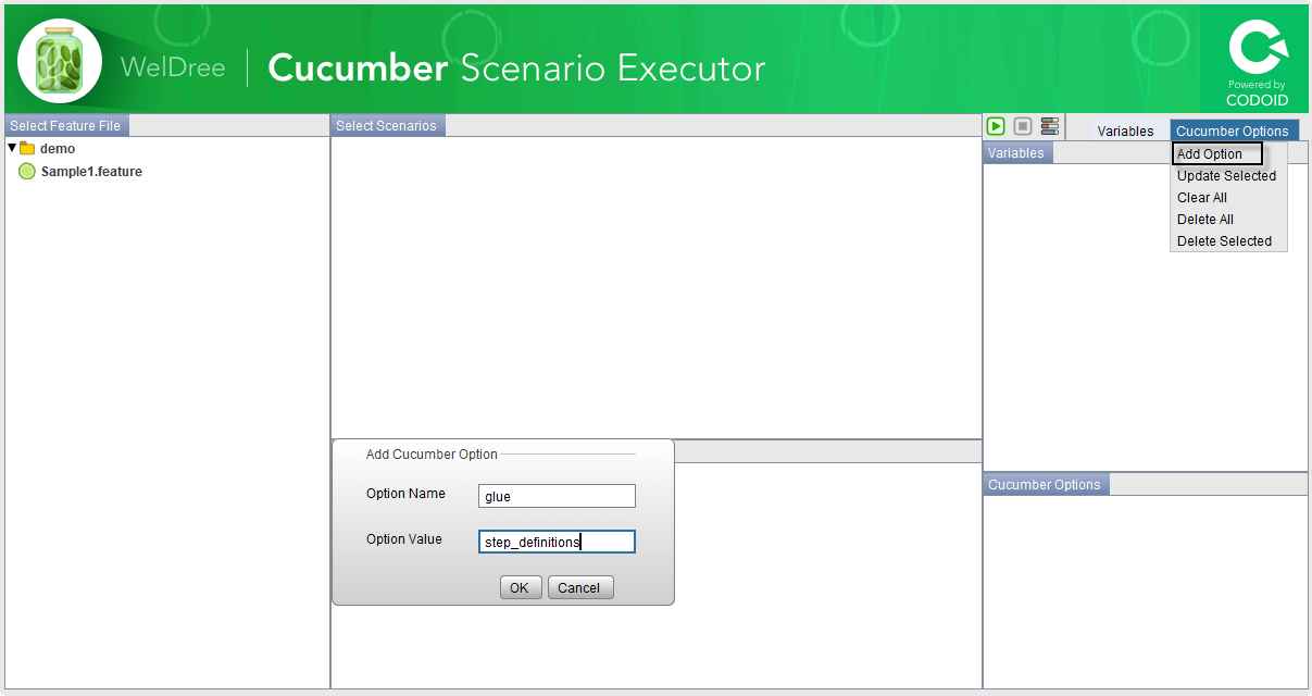 Cucumber Scenario Executor