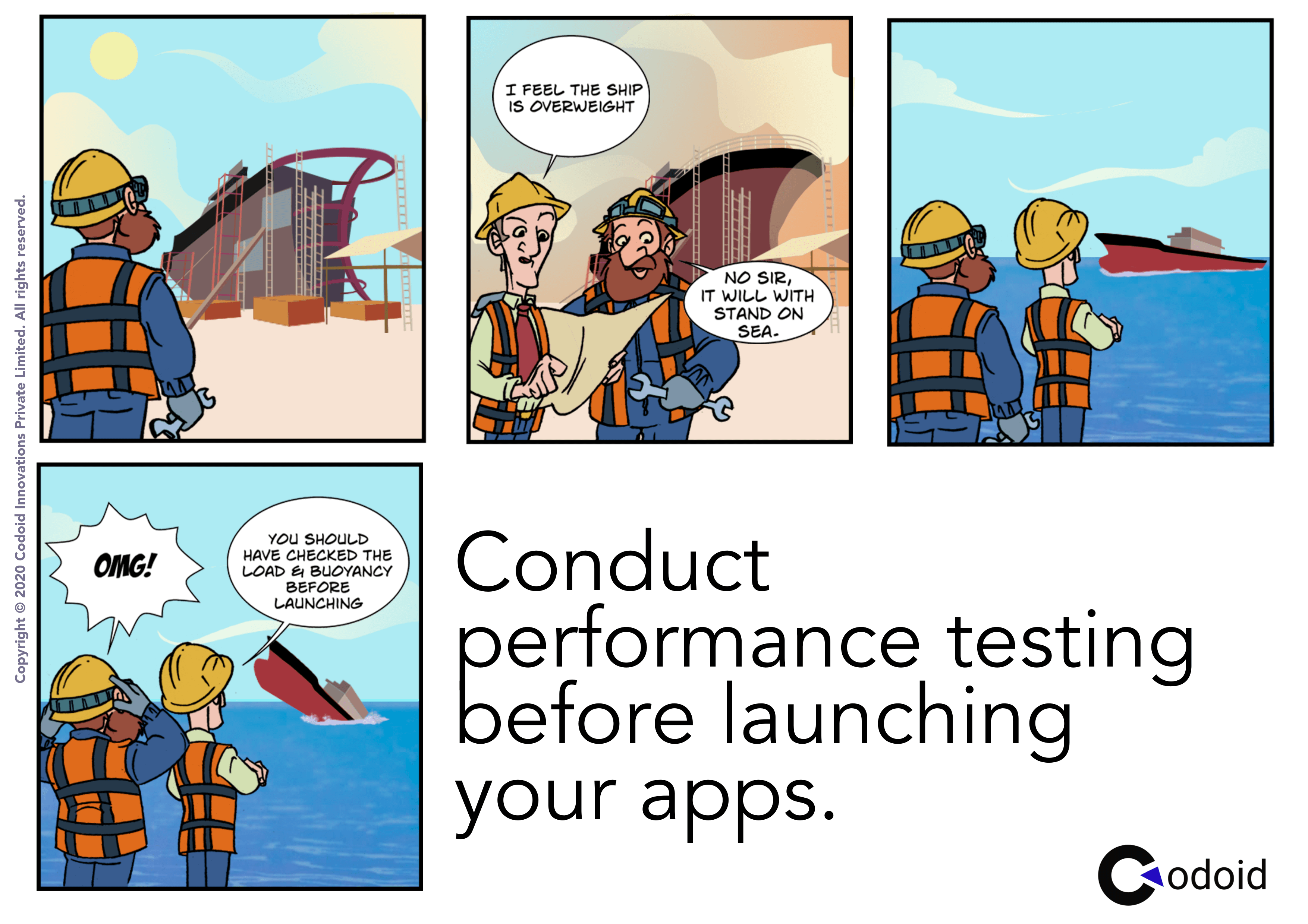 Conduct performance testing before launching your apps.
