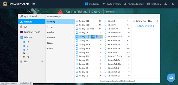 BrowserStack Tutorial for Live or Manual Testing