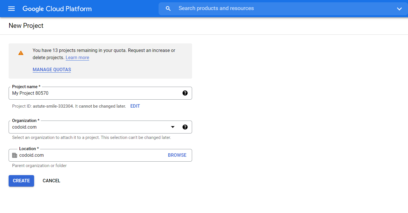 Step 2- Create New project in Google Sheet Automation