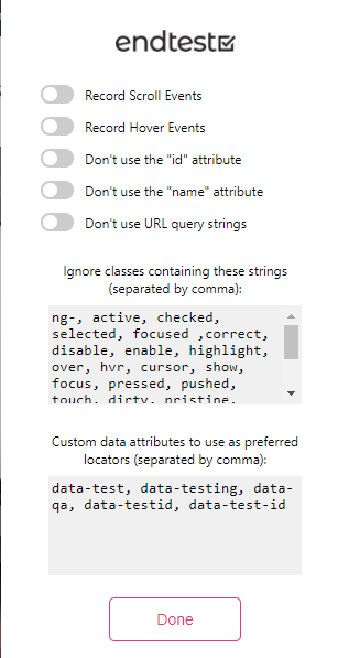 Testing Requirements and Needs in Endtest.io