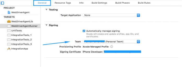 Signing Certificate display