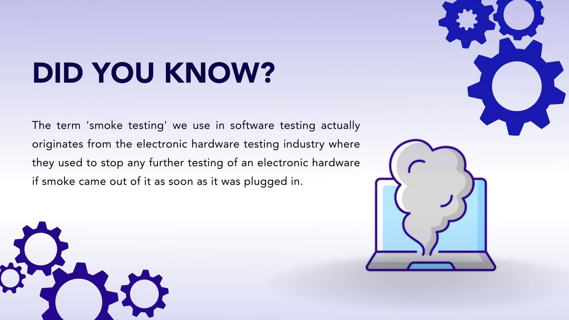 How did Smoke Testing get its name