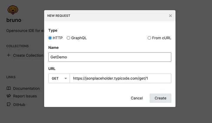 Creating a GET Request Test Case - Bruno API Automation