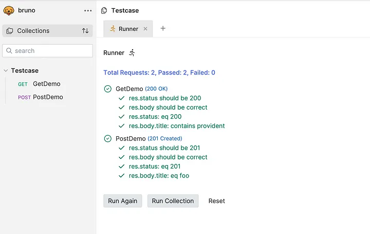 Executing Two Test Cases Locally