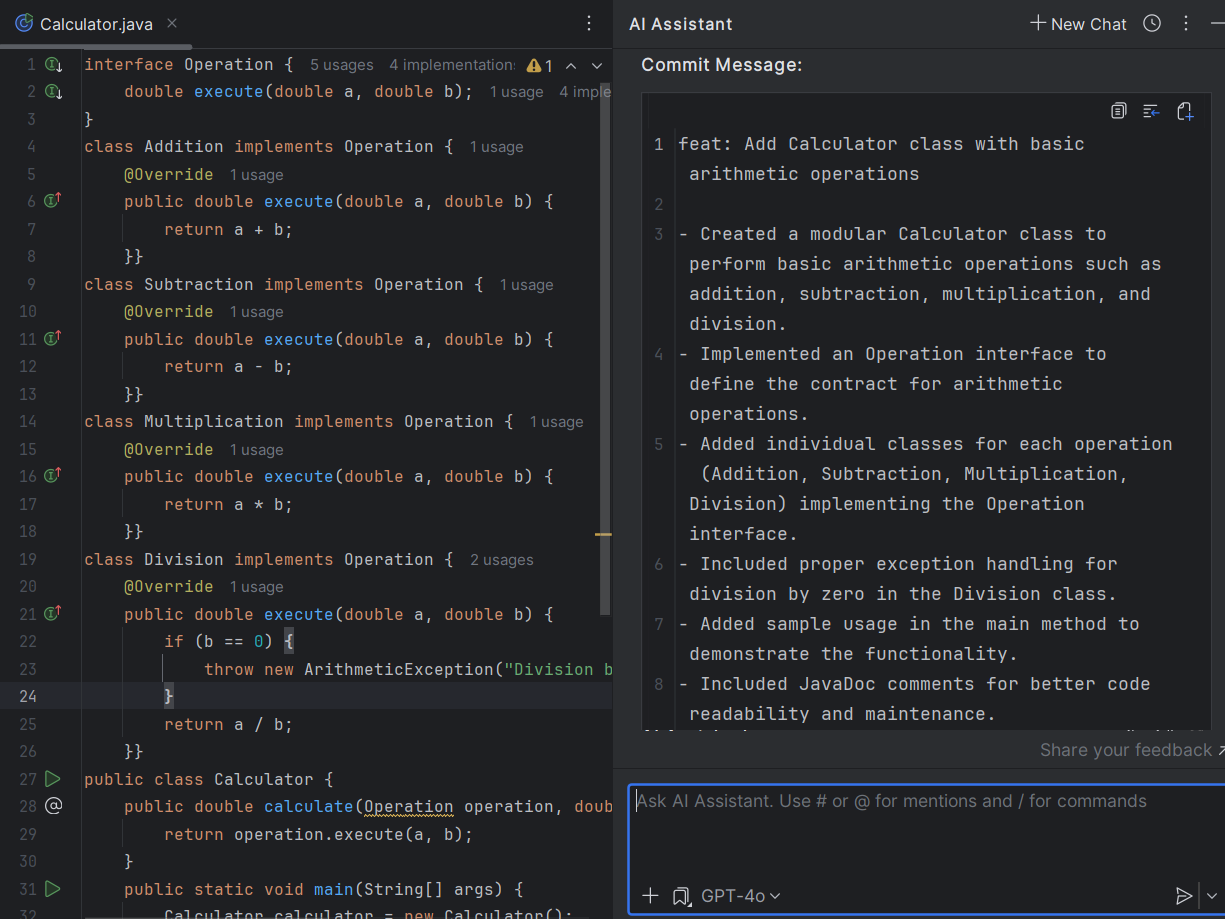 Commit Message Suggestions Commit Message Suggestions