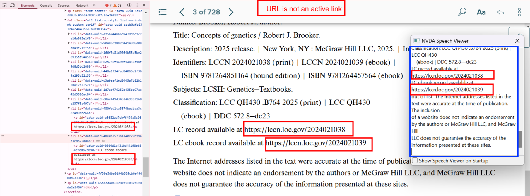 Inactive URL