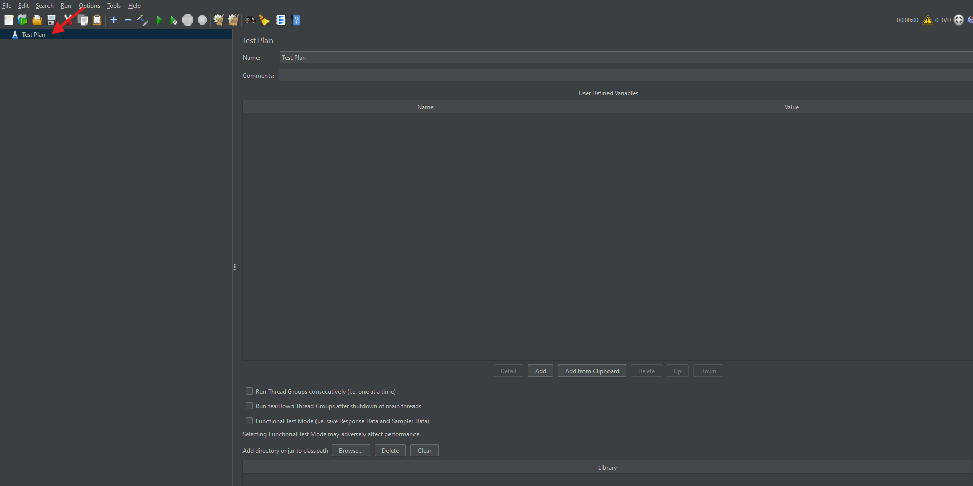 JMeter interface Jmeter Tutorial