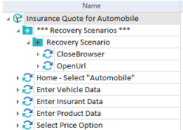 Use Recovery Scenarios Wisely