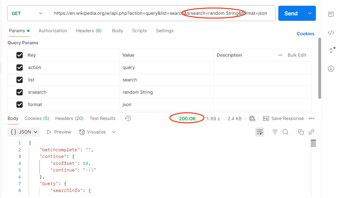 Postman test with modified user_id still returning another user’s data