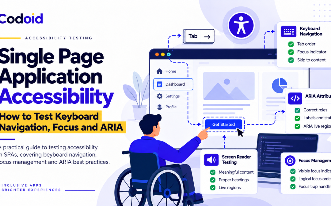 Single-Page Application Accessibility: How to Test Keyboard Navigation, Focus, and ARIA