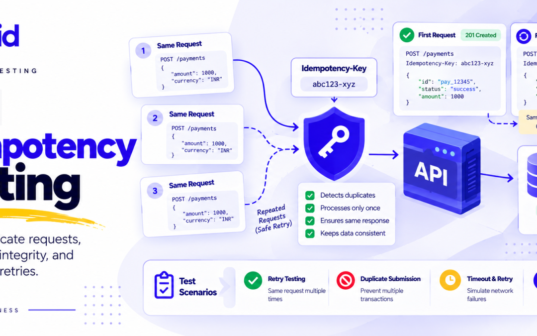 API Idempotency Testing: Safe Retries, Duplicates, and Payment Replays