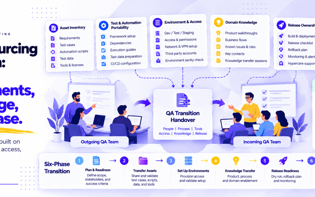 QA Outsourcing Transition: Assets, Environments, Knowledge, and Release