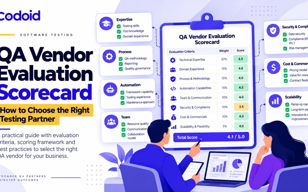 QA Vendor Evaluation Scorecard: Compare Testing Companies on 5 Dimensions